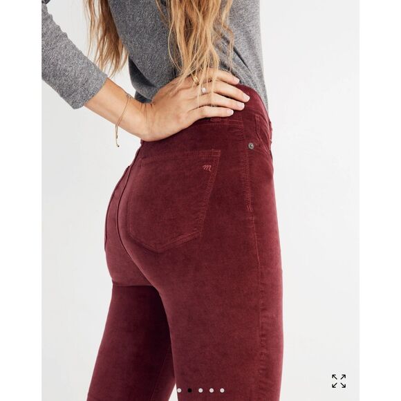 Madewell Women's Tall 10" High-Rise Skinny Jeans Stretch Velvet Edition Size 26 - Picture 12 of 12